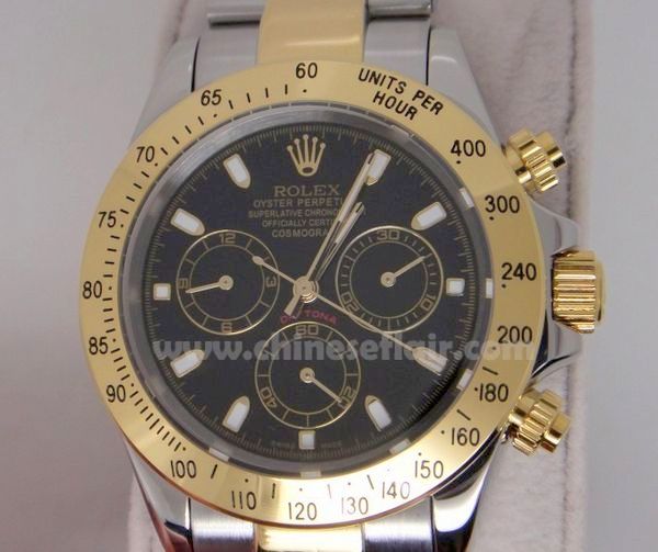 Rolex Daytona 2 Tone Black Copy Watch - Great Father's Day Gift Rolex Daytona 2 Tone Black Copy Watch - Great Father's Day Gift